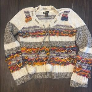 NyLon by Dex Colorful Acrylic Knit Women's Sweater